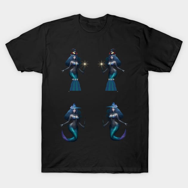 Ondine Sea Witch T-Shirt by MGRCLimon